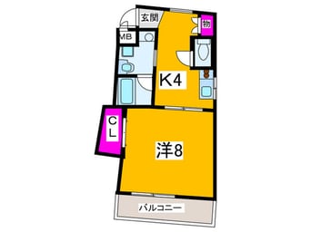 間取図 ウイングなかもず