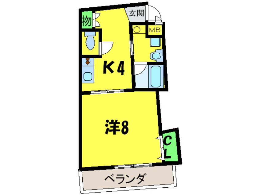 間取図 ウイングなかもず