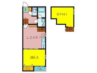 間取図 TWIN HILL松幸苑6号棟