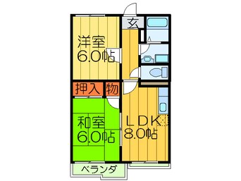 間取図 ファミール２号棟