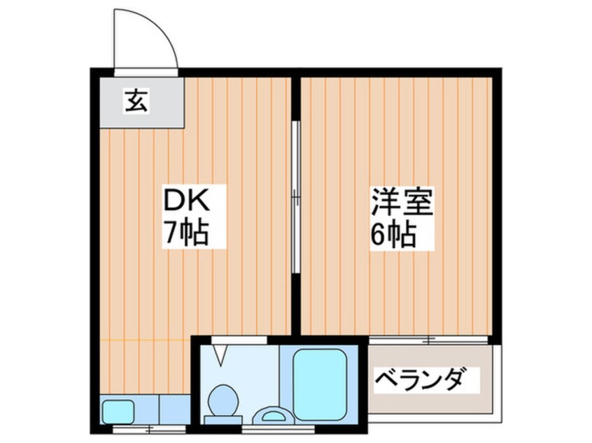 間取図 フリーディオ中木田