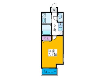 間取図 ﾚｼﾞｭｰﾙｱｯｼｭ天王寺Ⅱ(403)