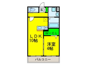 間取図 グランパシフィック長瀬スクエア