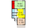 日幸東奈良ハイツの間取図
