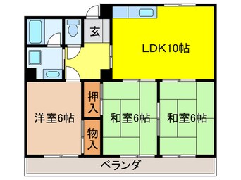 間取図 八尾樋口マンション