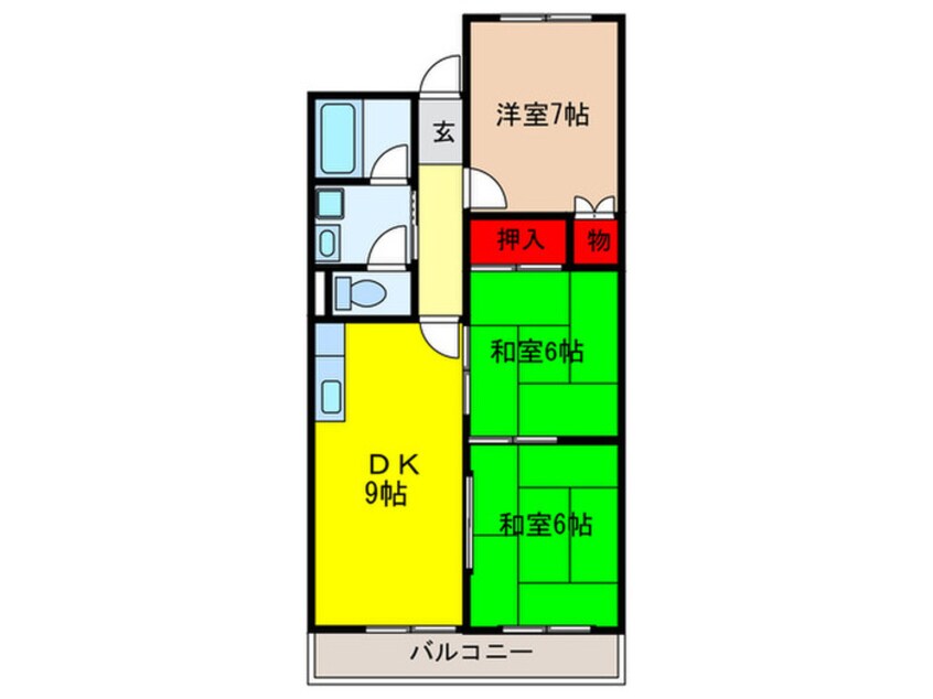 間取図 八尾樋口マンション