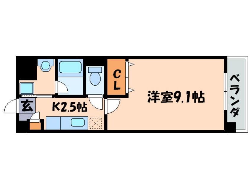 間取図 イストアール（草津）