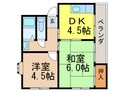 コ－ポブランシェの間取図