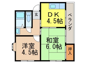 間取図 コ－ポブランシェ