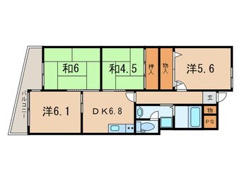 間取図 フォルム高羽