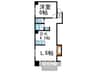 横井第6ビル 1LDKの間取り