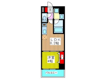 間取図 ｱ-ﾊﾞﾈｯｸｽ京橋ﾌﾟﾗｲﾏﾘ-ﾜﾝ