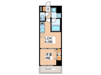 間取図 ｱ-ﾊﾞﾈｯｸｽ京橋ﾌﾟﾗｲﾏﾘ-ﾜﾝ