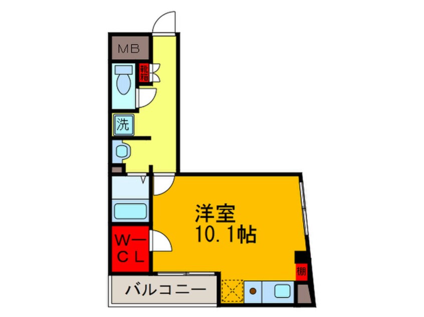 間取図 M　PLAZA　布施弐番館