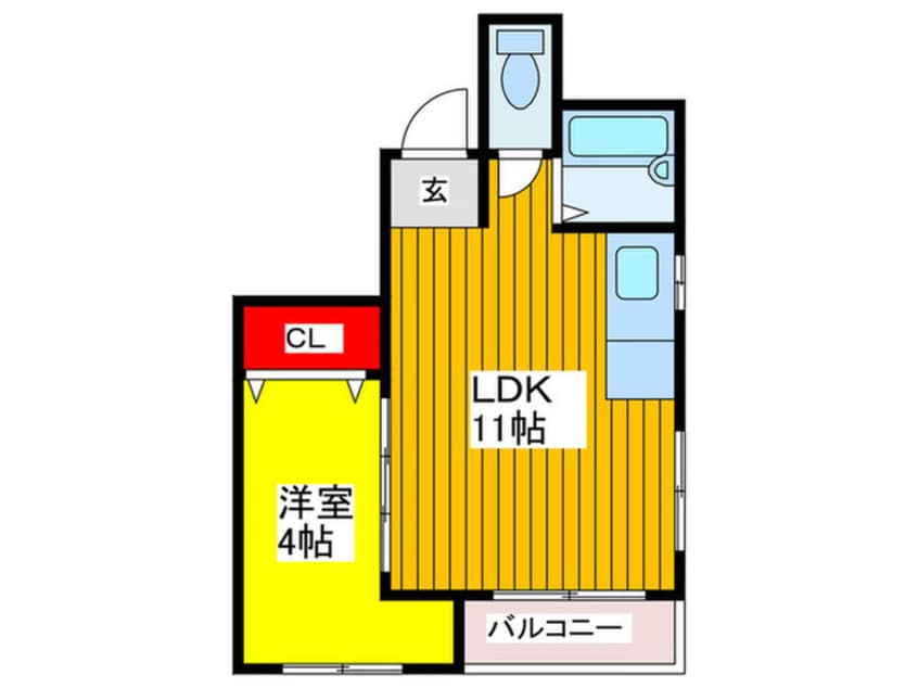 間取図 レジデンスアム－ル