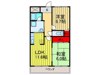 間取図 インペリアルコート星田