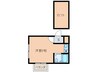 カヤシマパ－クハイツ 1Kの間取り