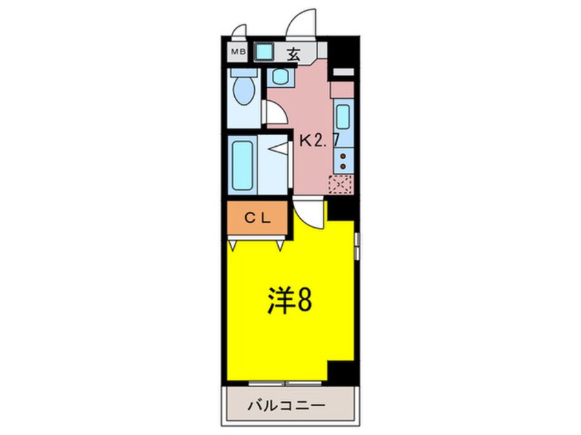 間取図 ドエル深江