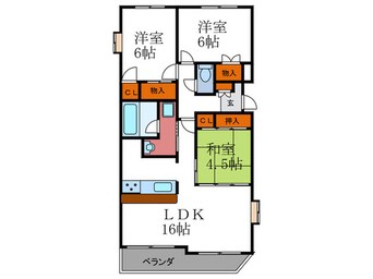 間取図 Ｚｅｆｆｉｒｏ長岡京