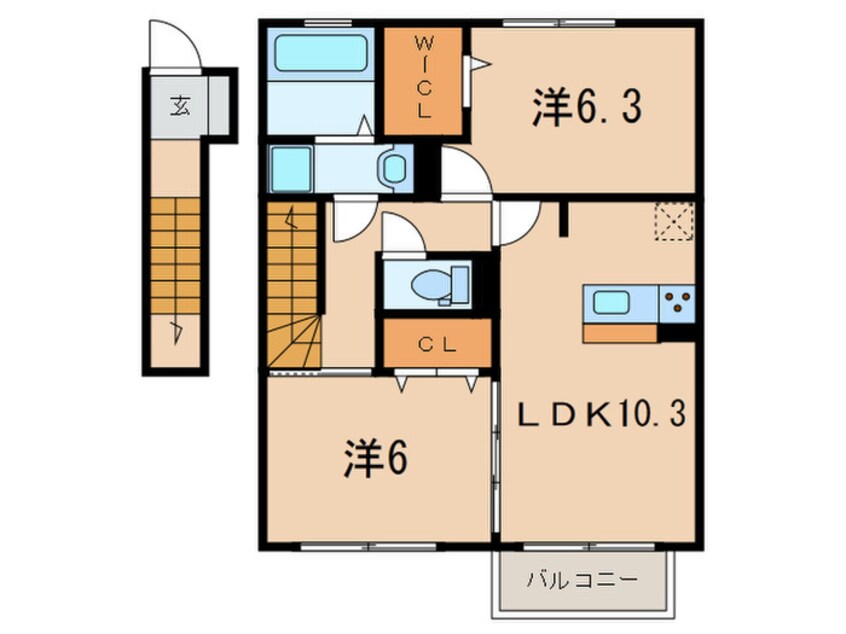 間取図 シャルム・ヴィラ