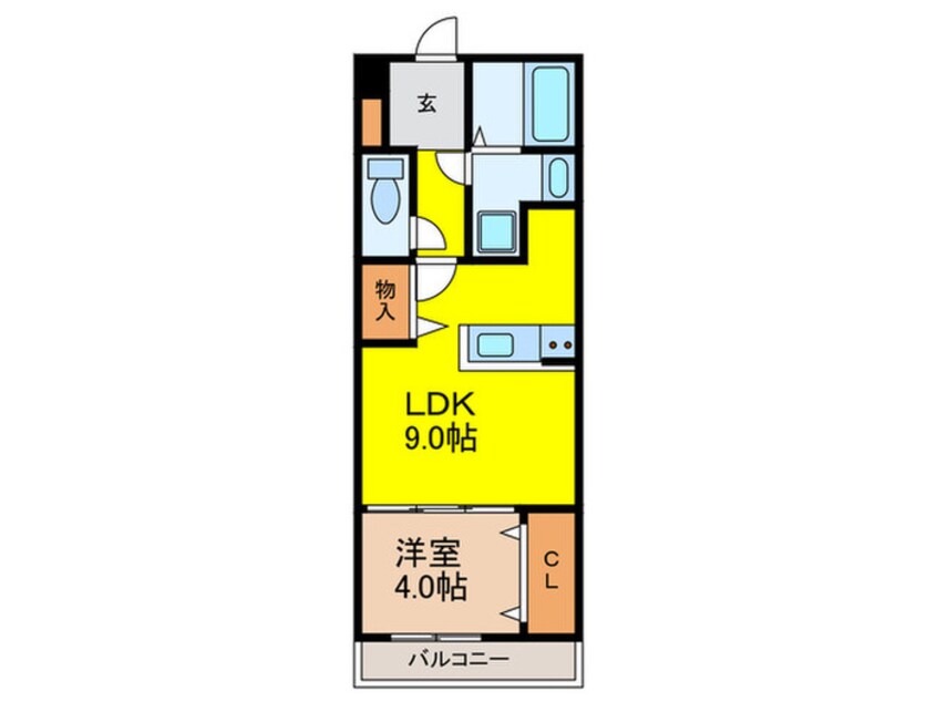 間取図 ジェイドパレス小花