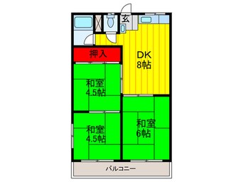 間取図 大日松原マンション