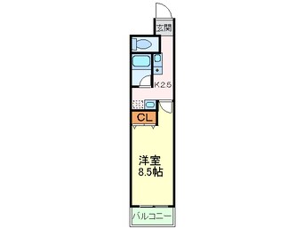 間取図 ワタヤライラックビル