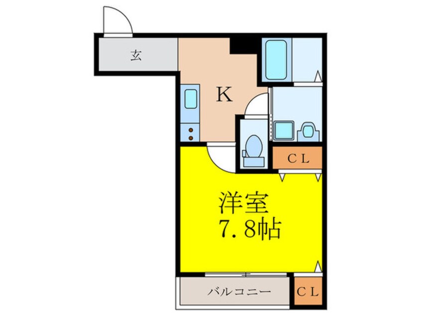間取図 フジパレス千里丘東