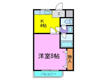 間取図 タウンハウス本田