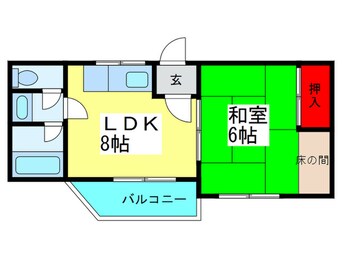 間取図 タウンハウス本田