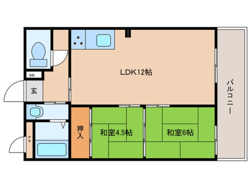 間取図 高島ビル