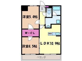 間取図 アメニティー平野