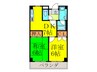 エミナンス･Ｆ 2DKの間取り