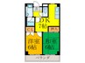 エミナンス･Ｆ 2DKの間取り