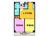 エミナンス･Ｆ 2LDKの間取り