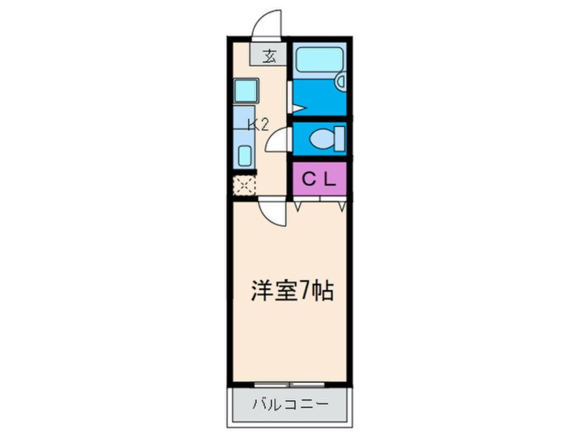 間取図 ポラーノみのお