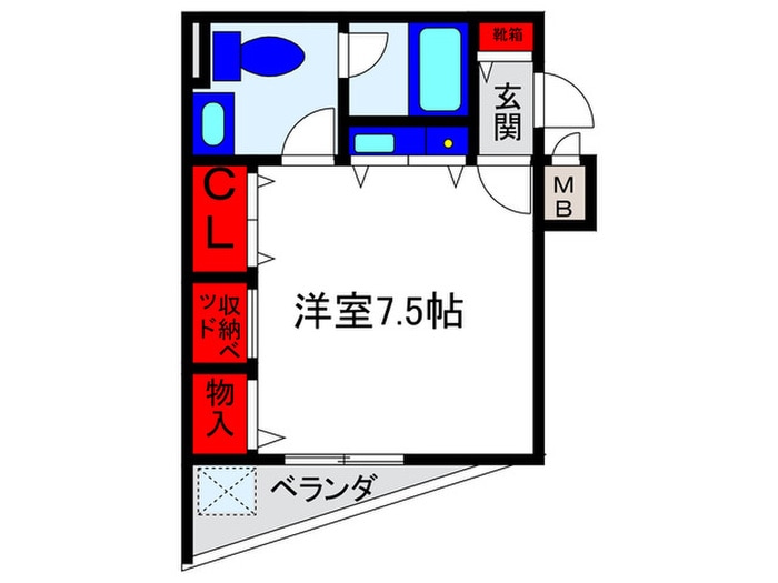 間取り図 プチミラ－ジュ中桜塚