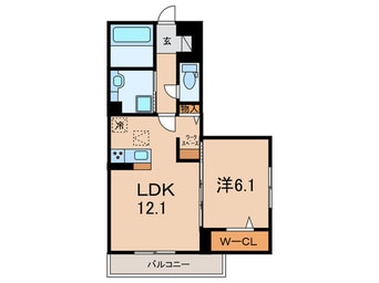 間取図 シャルムアンジュ