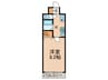 ＣＡＳＡ祇園 1Kの間取り