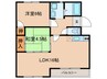 ロードリィＤＭ 2LDKの間取り