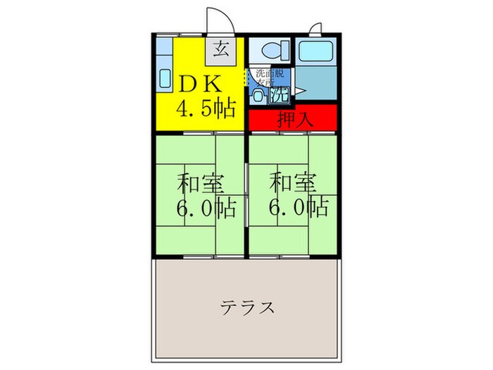 間取り図 柏ノ木ハイツ