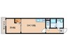ALEGRIA　CASA　松原 1DKの間取り