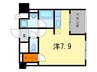カノン甲南山手 1Rの間取り