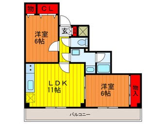 間取図 グランソシエ門真