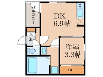 間取図 ハーモニーテラス東野狐藪町