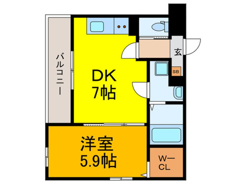 間取図 KTIレジデンス八尾