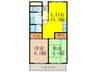 ﾏﾝｼｮﾝｸﾞﾘｰﾝﾋﾙﾊﾟｰﾄⅠ 2LDKの間取り