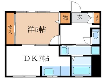 間取図 プル―リオン下鴨