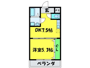 間取図 フジパレス東湊