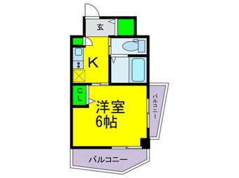 間取図 オリエントシティ南堀江Ⅱ